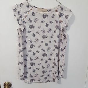 Flutter sleeve Loft top